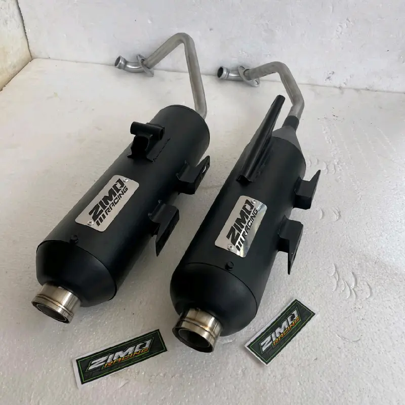 Knalpot Copy cms moncong Sijiro original ZIMO RACING cocok untuk all matic Beat Scoopy Vario new vario led old Nmax Aerox Pcx Mio Genio Fazio Lexi Motorcycle 2