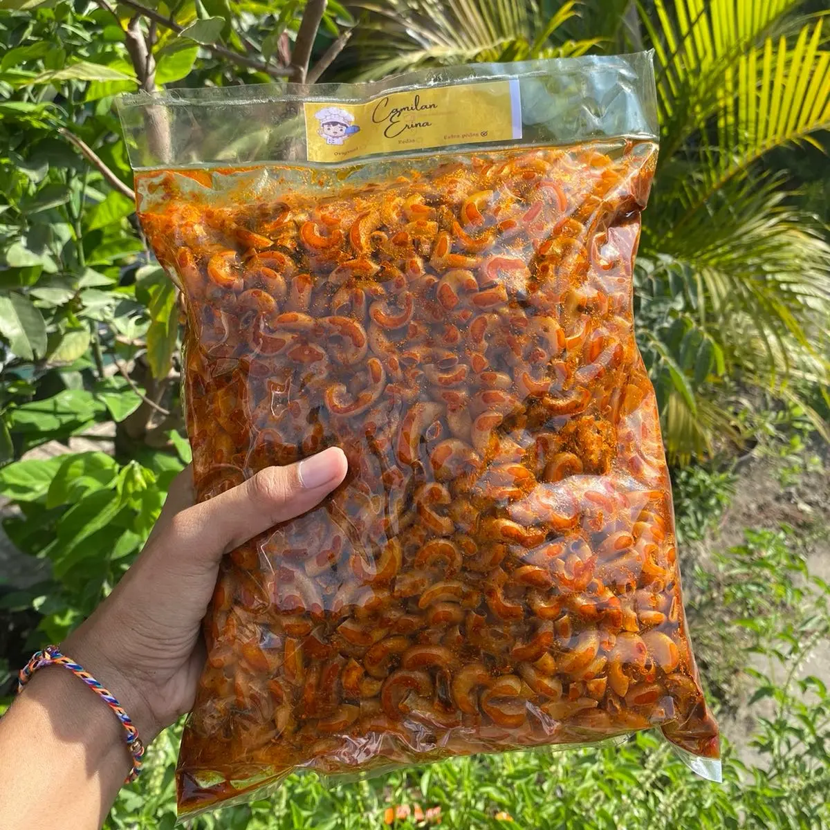1 KG MAKARONI CIKRUH FULL BUMBU DAUN JERUK FULL BUMBU RENYAH TIDAK ALOT GURIH!!