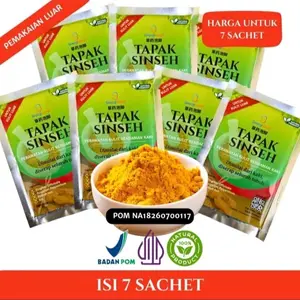 TAPAK SINSEH Serbuk Rendaman Kaki Herbal ISI 7 Sachet POM NA18260700117 Alami Untuk Meredakan Kaki Dan Detoksifikasi - Foot, Bau
