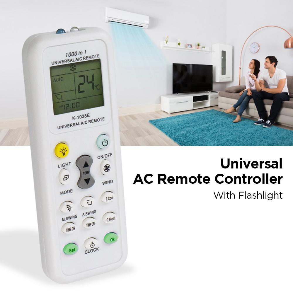 Remot AC Universal Remote Controller Air Conditioner with LED Light - K-1028E