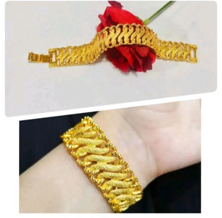 Product Introduction of (BELI SATU PRODUK APAPUN GRATIS SATU PRODUK)) gelang wanita kendari motif rantai titanium 1 5