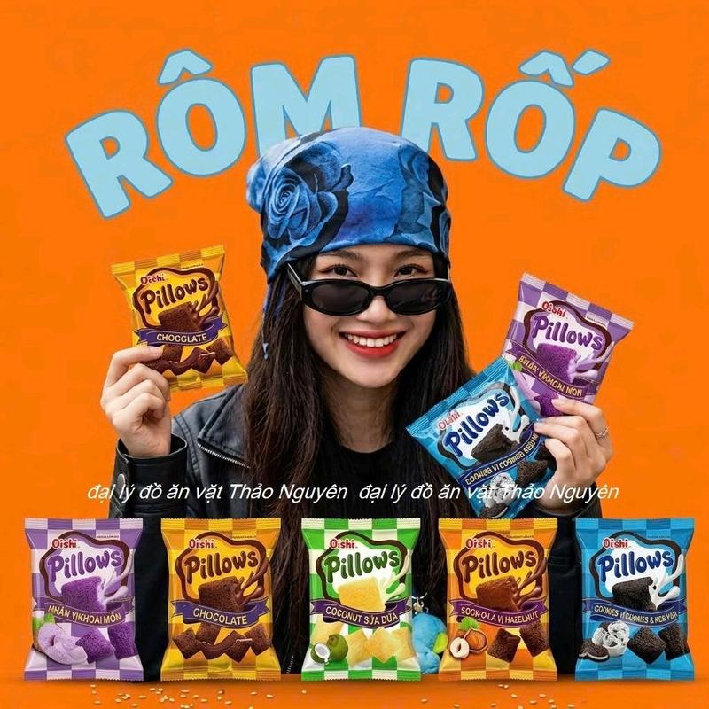 [ đặc biệt ] combo 30 gói snack Pillows mix 4-5 vị (14g/ 1 gói) thơm ngon giòn xốp
