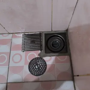 GUANJIE - Floor drain Stainless Anti Serangga Banjir Kecoa Got Kamar Mandi Anti Tikus SUS 304 Saringan Got Filter Bisa Isi Keramik