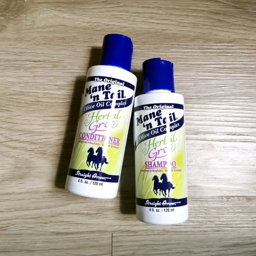 Mane n Tail HERBAL GRO Shampoo / Conditioner 120ml Shampo Kuda Olive Oil Keratin Haircare Perawatan Rontok