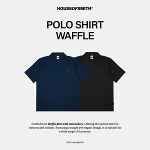 House of Smith Kaos Polo Pria Waffle - Polo Shirt