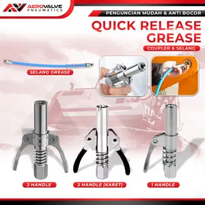 Grease Gun / Gemuk Quick Release / Alat Aplikasi Minyak Gemuk Grease Gun Coupler Grease Coupler Kepala Grease Gun
