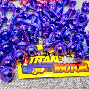 baut body TITANIUM PROBOLT body motor YAMAHA nmax aerox mio xeon fino 125 fi mio j m3 lexi vixion xmax mio gear aerox filano mio gear jupiter z mx vega mio z dll