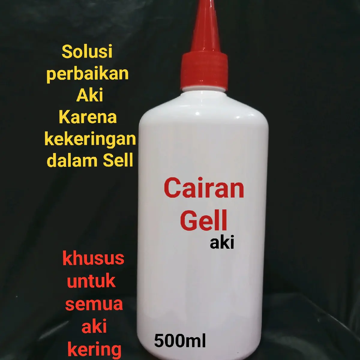 Gell aki perbaikan sell aki kering 500ml