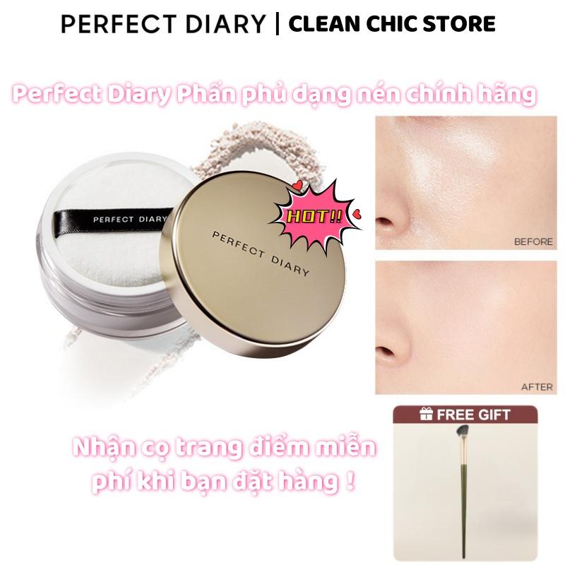 【Mua Live Mần Đẹp tặng cọ Phấn Phủ Kiểm Soát Dầu Chống Thấm Nước, Nhật Ký Hoàn Hảo, Da Mịn, 3 Màu 7g phấn hoa tây tử