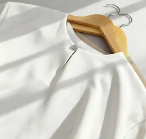 Kemeja Koko Lengan Tujuh Per Delapan Model Longgar untuk Pria Muslim Bahan Katun Impor Berkualitas Tinggi Cocok untuk Idul Fitri 2026