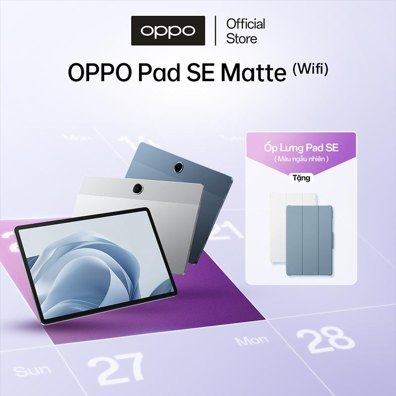 [HOT] Máy Tính Bảng OPPO Pad SE Matte Display Edition Wifi (4GB/128GB) | Thời Lượng Bền Bỉ 9340mAh | Thân Thiện Bảo Vệ Đôi Mắt | Chế Độ An Toàn Cho Trẻ Nhỏ | Bảo Hành 1 Năm | Hàng Chính Hãng