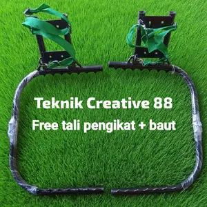 Alat panjat pohon kelapa super kuat tajam Terlaris FREE TALI PENGAMAN KAKI