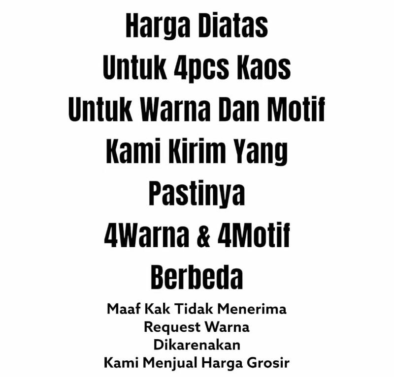 Paket Hemat 4pcs 100rb / Kaus Distro terbaru / Cocok untuk pria dan wanita / Model terbaru / Kaus Original /Branded fashion 2022 8