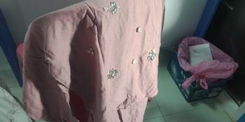 Product Review of CLARA One Set Wanita Payet Mewah Linen Setelan Atasan Rok Kekinian from D** J**h 0