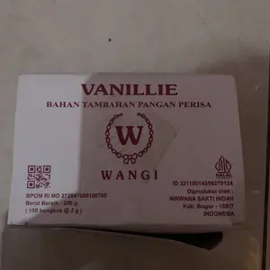 [1 DUS ISI 100 PCS] Vanilli bubuk sachet eceran vanili WANGI 2gram