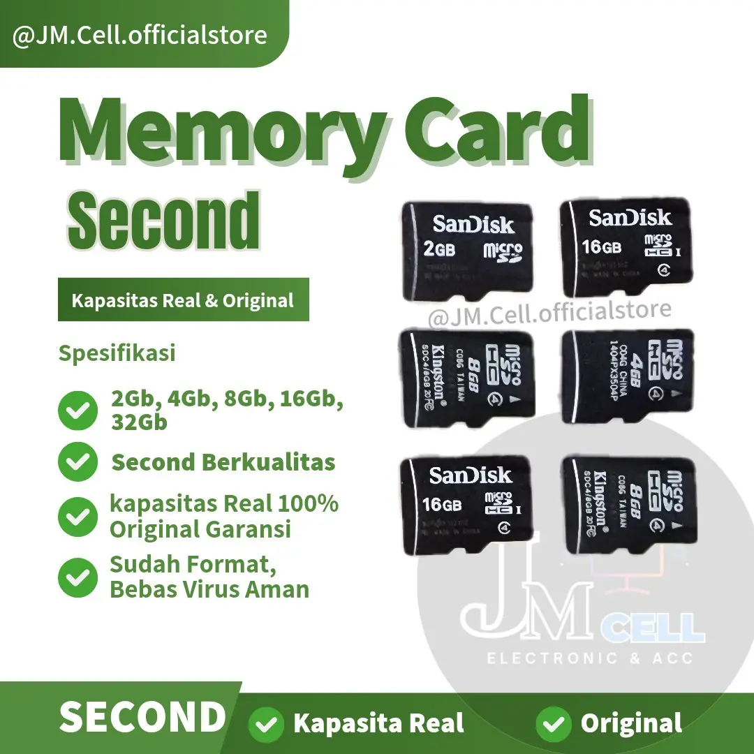 MEMORI COPOTAN HP MICROSD 2GB/4GB/8GB/16GB/32GB