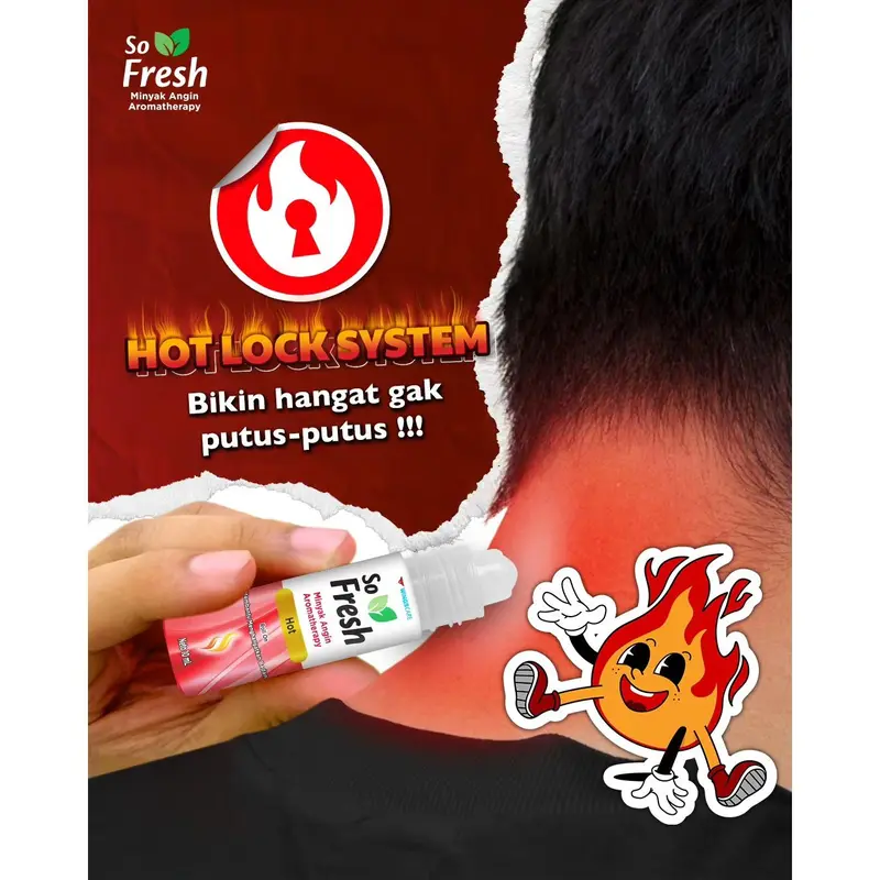 [BUY 1 GET 1] So Fresh Minyak Angin Aromatherapy 10ml isi 2 Untuk Meredakan Perut Kembung Masuk Angin 3