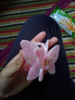 Product Review of ED - 6.5CM JEPITAN RAMBUT BUTTERFLY MARBLE FASHION KOREAN PREMIUM / JEDAI KUPU KUPU GLOSSY DOUBLE WINGS from m**a 1