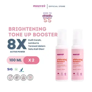 [2 PCS] MAUVEÉSKIN Brightening Tone Up Lotion Booster 8X Active Power 100 Gram