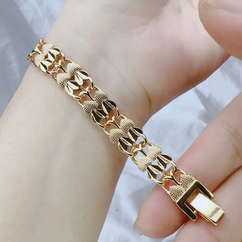 E26 {CO 2 Produk Apapun Free 1} G44 Perhiasan Lapis Emas Gelang koin perhiasan wanita xuping jewellery 1 3