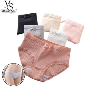 MoodStyle // CD542 Pakaian Dalam CD Wanita Celana Dalam Underwear Motif Polos Pita Dewasa Pendek Hitam Cewek