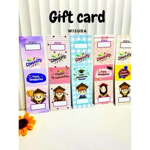 KARTU UCAPAN WISUDA |card wisuda alas sovenir | Card hari guru FREE PLASTIK