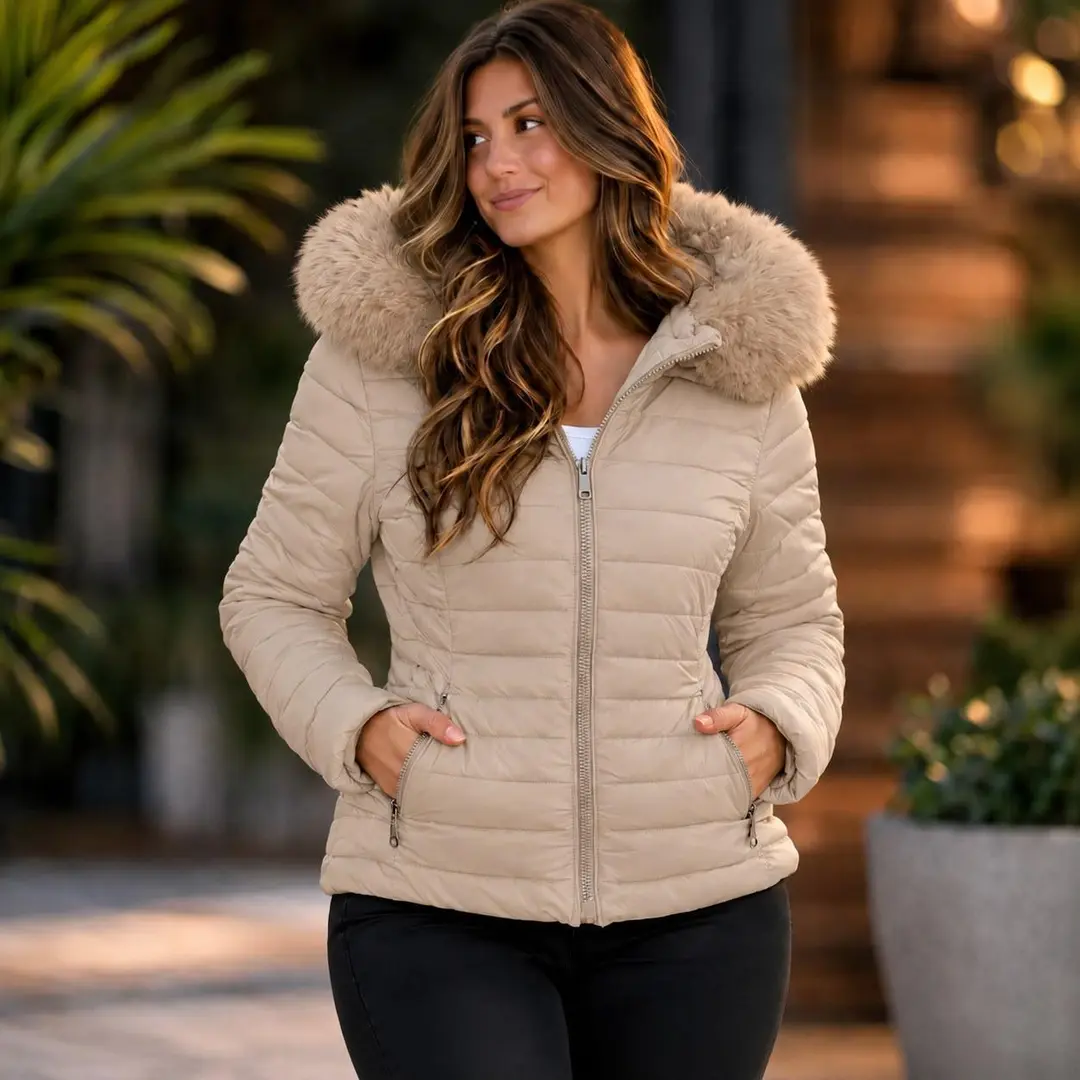 Jaqueta Feminina Puffer Forrada Premium | Quentinha, Leve e Estilosa