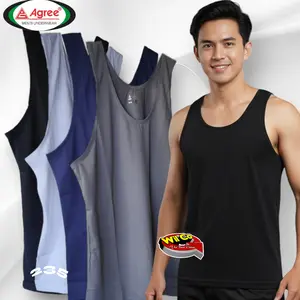 K235 Agree Kaos Dalam Pria Dewasa, Singlet Pria Agree Ukuran 34 - 42