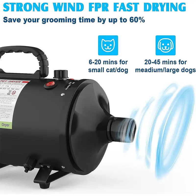 HEAN Pengering Bulu Kucing Anjing Hair Dryer for Pets Fast Blow 2800W - ZF-YC-C-04 Terbaru 2