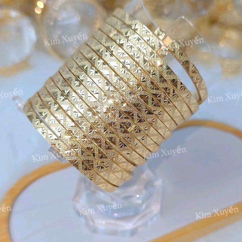 Vòng Ximen Hoa Thị 4 Li Đồng Nguyên Chất Màu 750 Miền Tây