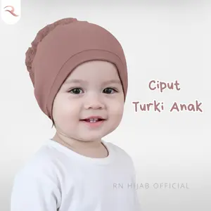 RN - Ciput anak // Cepol anti pusing bahan jersey