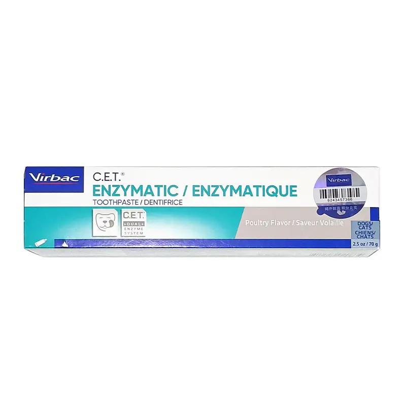 70g Virbac CET Toothpaste For Dog Puppy Cat Kitten