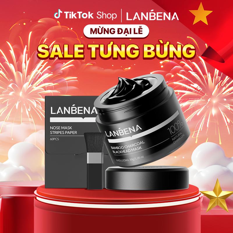 【Official Mặt Nạ Lột Mụn Than Tre Skincare Hỗ Trợ Giảm Mụn Đầu Đen LANBENA, Phiên Bản Nâng Cấp 2.0 Kèm 60 Giấy Lột Mụn, Hỗ Trợ Làm Sạch Sâu Mụn Đầu Đen Mụn Đầu Trắng Lỗ Chân Lông, Thích Hợp Cho Mọi Loại Da 30g,nữ,Nam giới,Nasal Whitening,SkinCareTips