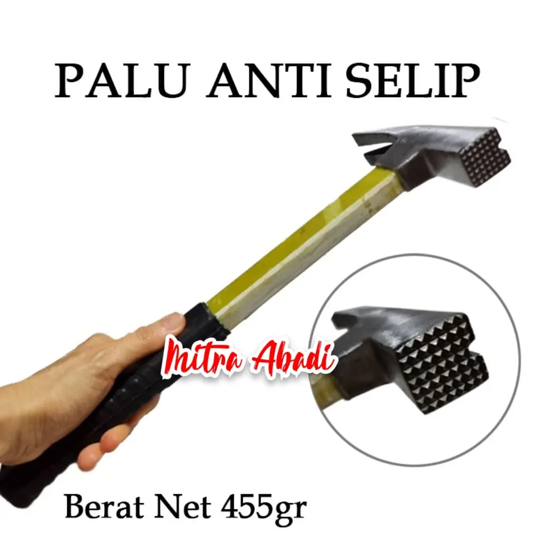 Palu Anti Selip / Palu Paku Anti Slip / Claw Hammer Square Head