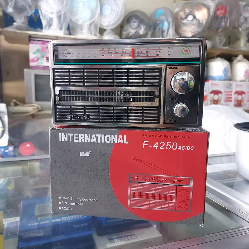 PROMO TIKTOK Radio jadul baterai listrik 3ban AM/SW/MW (Real picture) 3