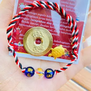 Gelang Blue Moon Hari Seninn Kebijaksanaan Sukses Biru Manik Bracelets