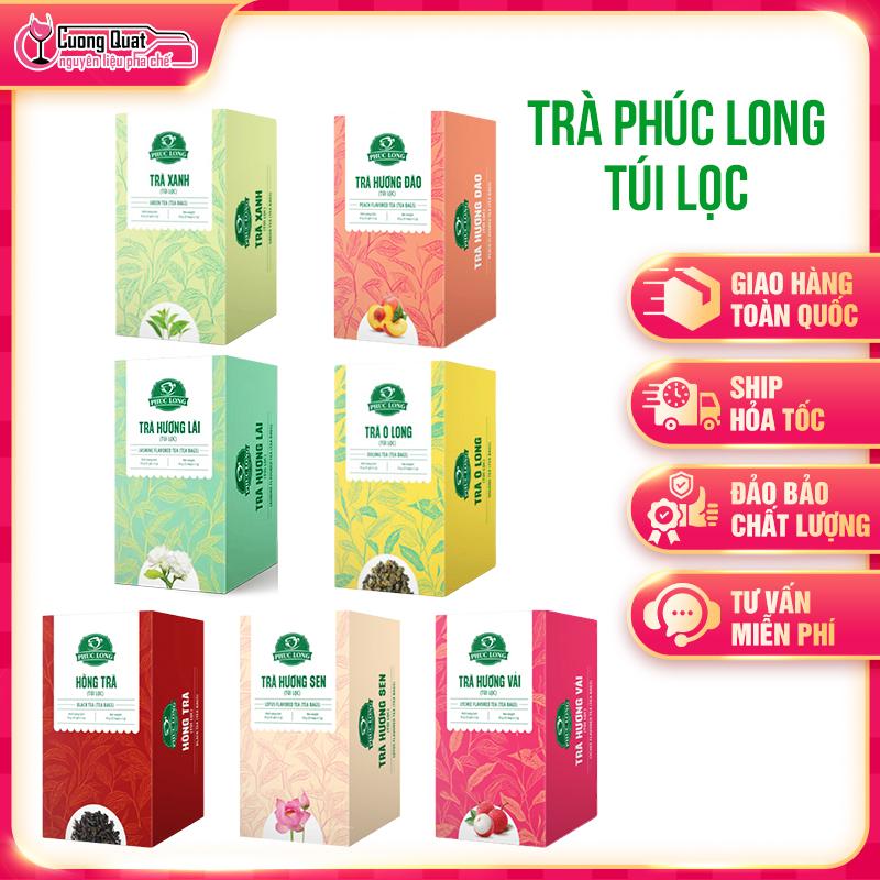 Trà Phúc Long Túi Lọc Nhiều Hương Vị Thơm Ngon - Dụng Cụ Pha Chế Trà Sữa, Cà Phê, Làm Bánh Chuyên Nghiệp