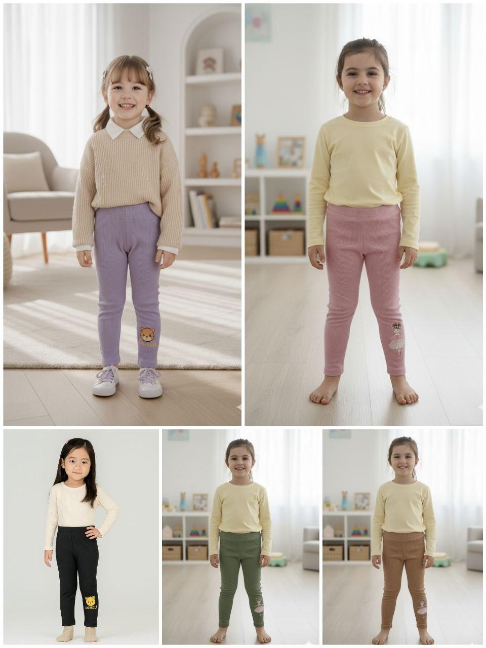 PAKET HEMAT ISI 5PCS LEGING MILANO ANAK || USIA 1-10THN Fashion