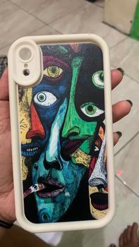 Product Review of Casing Hp Untuk Iphone 11 11 Pro Max 13 6 6S 7 7 Plus8 Plus 8 SE 2020 2022 X XS XR Silikon TPU Pelindung Kamera Topeng Setan Artistik Soft Case Ponsel Penutup from i**🐙 1