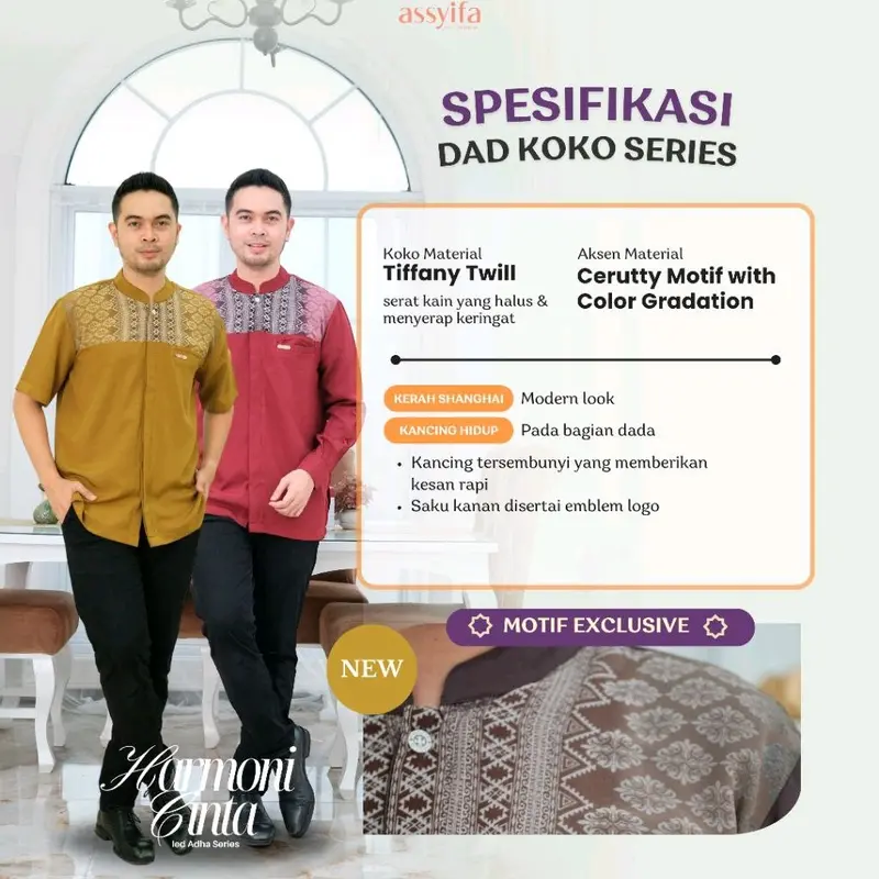 KOKO PENDEK HARMONI CINTA DAD SERIES 5