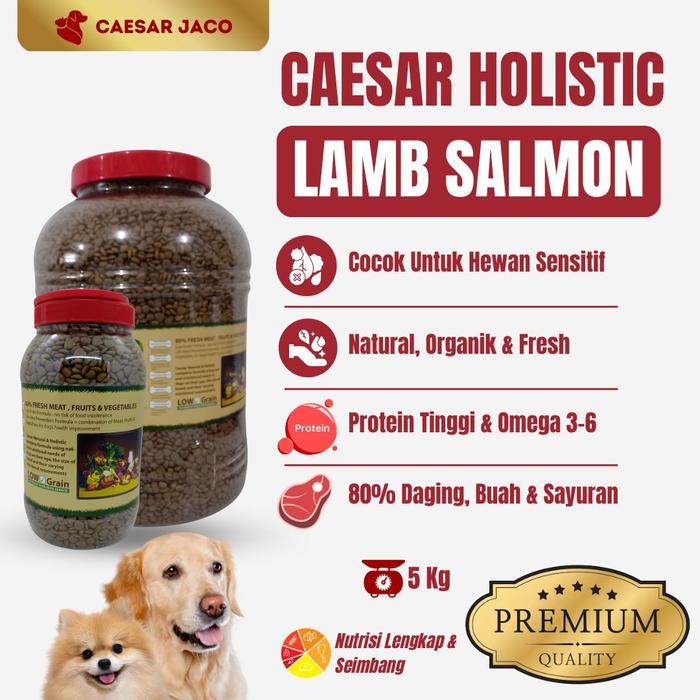 Gambar Makanan Anjing / Dog Food Caesar Natural Holistic Small Bite 5kg dari Caesar JacO Kota Administrasi Jakarta Barat Tokopedia