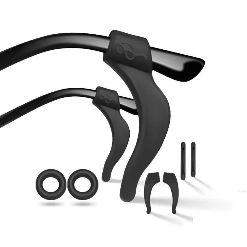 Eyewear silicone ear hooks Sports non-slip ear covers Silicone eyewear non-slip ear hooks
