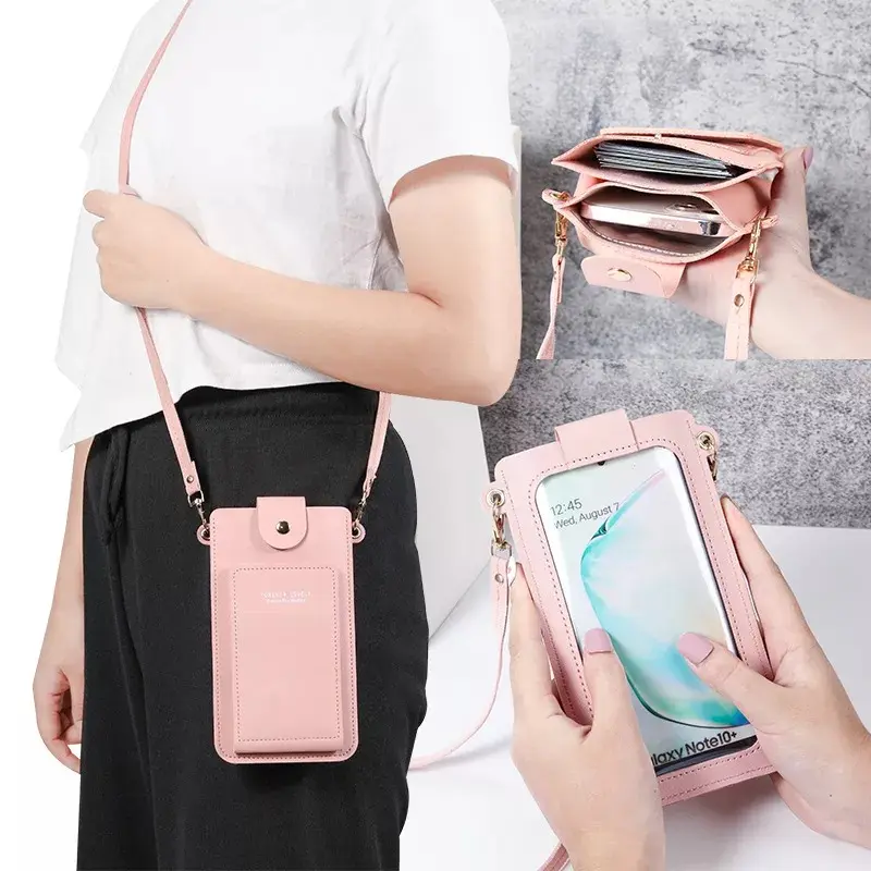 Tas Hp Wanita Tas Selempang Transparan Multifungsi Model Korea Import ForeverYoung