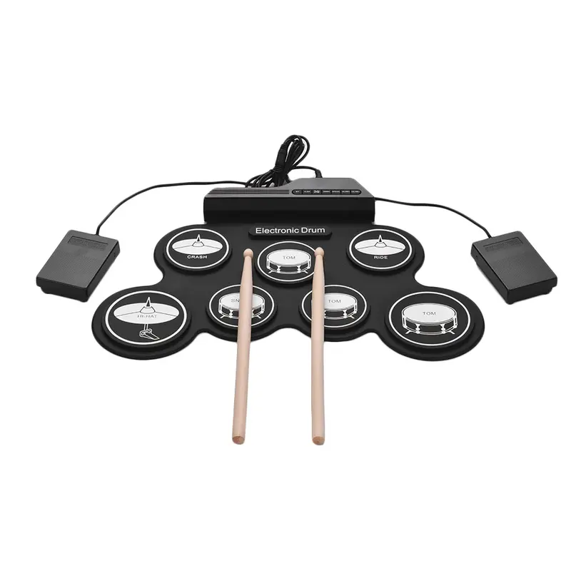 Drum Perkusi Elektrik Portable DTX 7 Pad Usb Power 2
