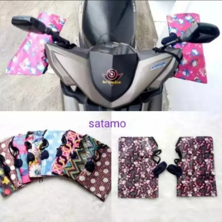 SARUNG TANGAN STANG MOTOR WANITA/SATAMO WANITA TERLARIS/SATAMO WANITA PELINDUNG TANGAN
