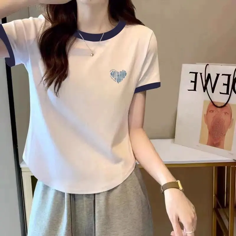 Kaos Polos Dewasa/Kaos Wanita Lengan Pendek/Kaos Oblong Wanita Distro Premium/Atasan/Baju Kasual/Baju Lengan Pendek Melar