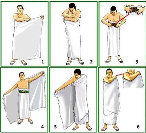 MC001 Breathable Two Piece Ihram for Hajj and Umrah - Mariam's Collection0