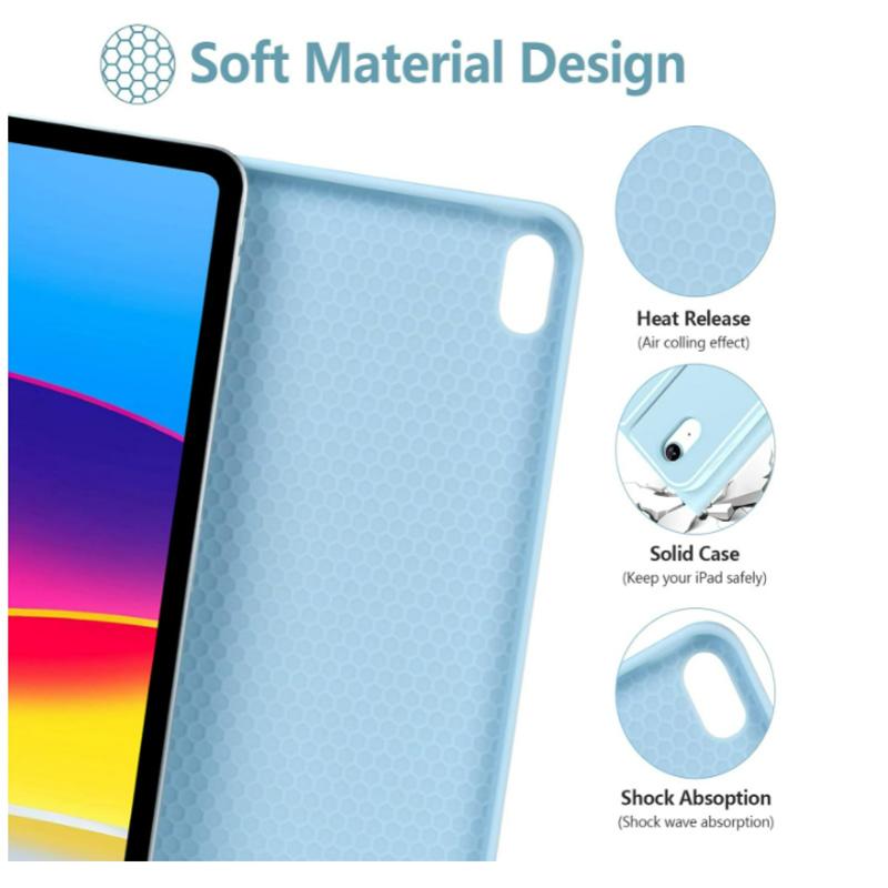 Product Introduction of Touch pad Keyboard Case For Samsung Galaxy Tab S9 S9+ S9 FE S9 FE+ Wireless Bluetooth Touchpad Keyboard Mouse Cover Casing Built-in rechargeable battery 0