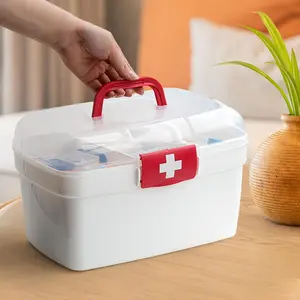 First Aid Case Travel Outdoor Cing Portab Medical Kit