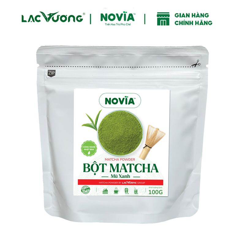 Bột Matcha Novia Mũ Xanh 100g - Thương hiệu Novia